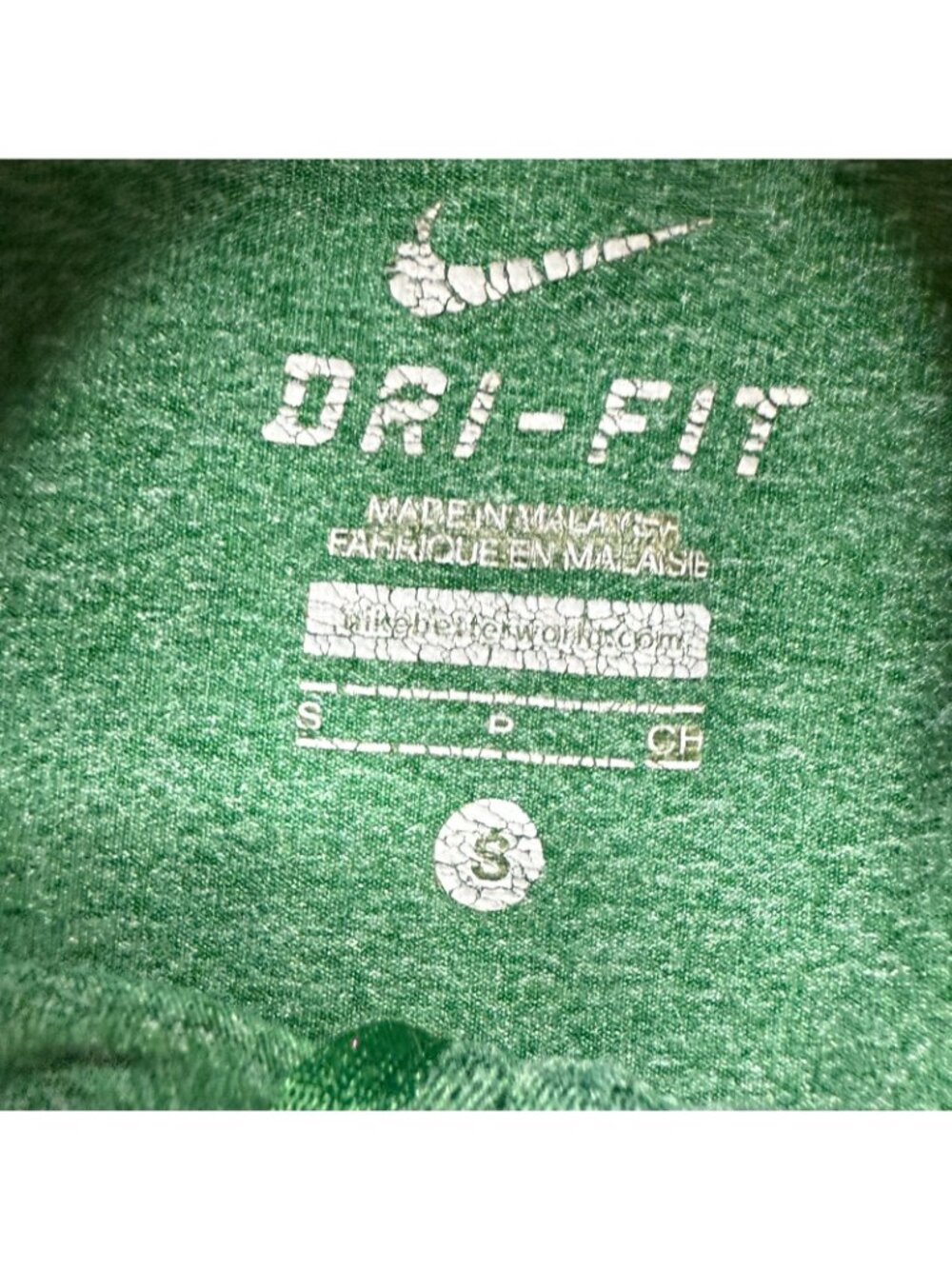 Nike Element Running 1/4 Zip Pullover Men S Green Reflective Stretch 519199 - Picture 7 of 16